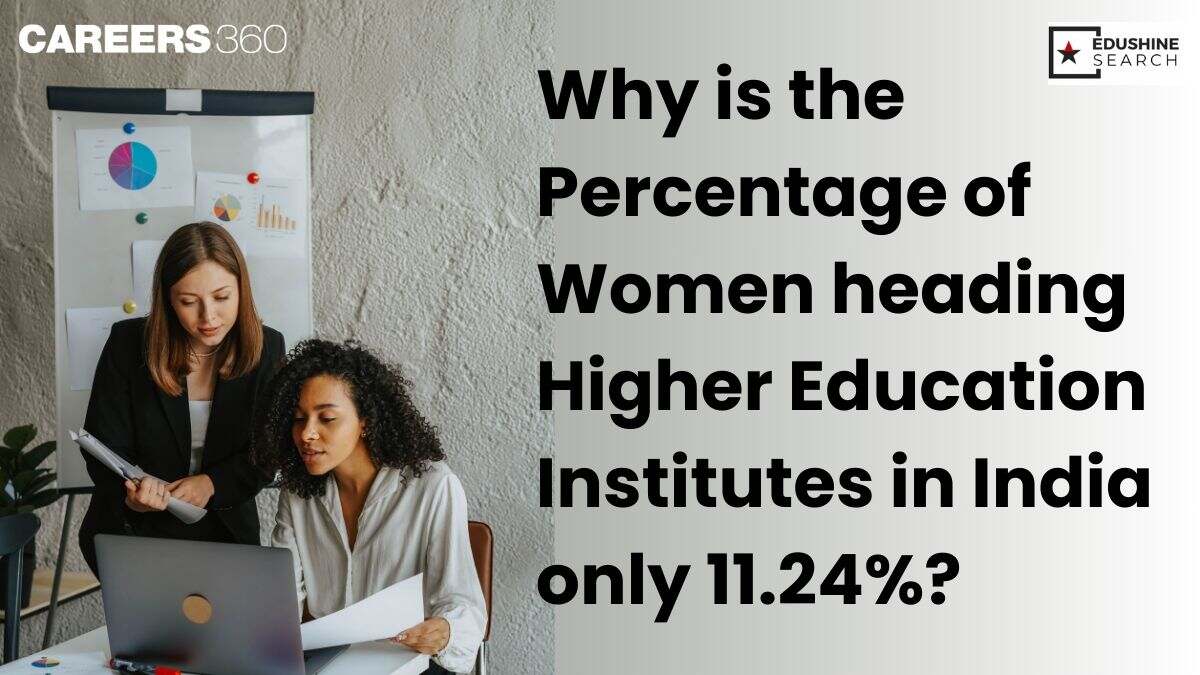 Why Is The Percentage Of Women Heading Higher Education Institutes In India only 11.24%?